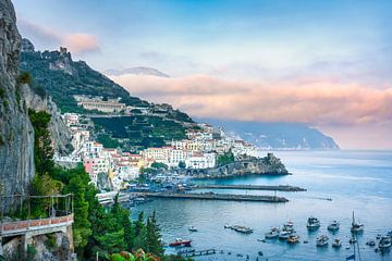 Amalfi town and the coastline, Italy by Stefano Orazzini