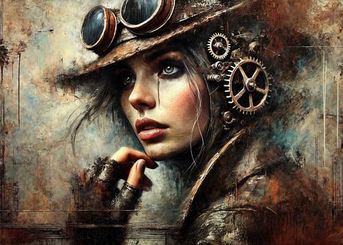Steampunk Dame (close-up)