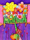 Zonnebloem - Kunst voor Kinderen van Sonja Mengkowski thumbnail