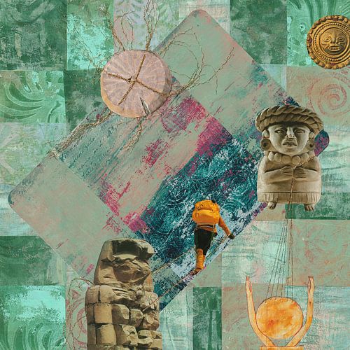 the sun hung like a stone