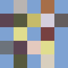 Colorful modern abstract geometric art by Dina Dankers