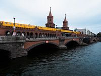 The Oberbaum bridge  and subway