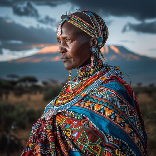 Maasai woman