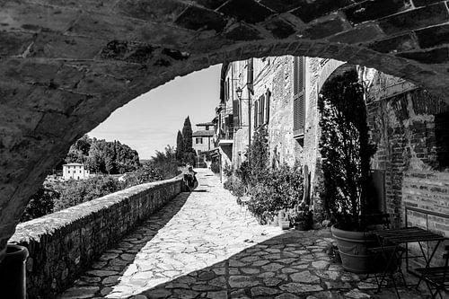 Straßenbild in Monteleone d’', Orvieto (Umbrien, Italien)
