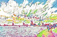 Kleurrijke Windmolens van Erik Reijnders thumbnail
