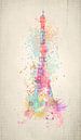 Eiffelturm Dots von Marion Tenbergen Miniaturansicht