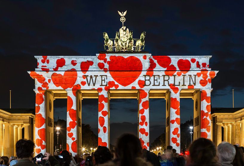 Das Brandenburger Tor Berlin in besonderem Licht von Frank Herrmann