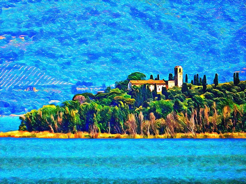 Isola Maggiore On Lago Trasimeno by Dorothy Berry-Lound