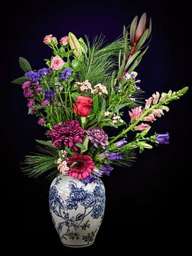 Still life Delft blue