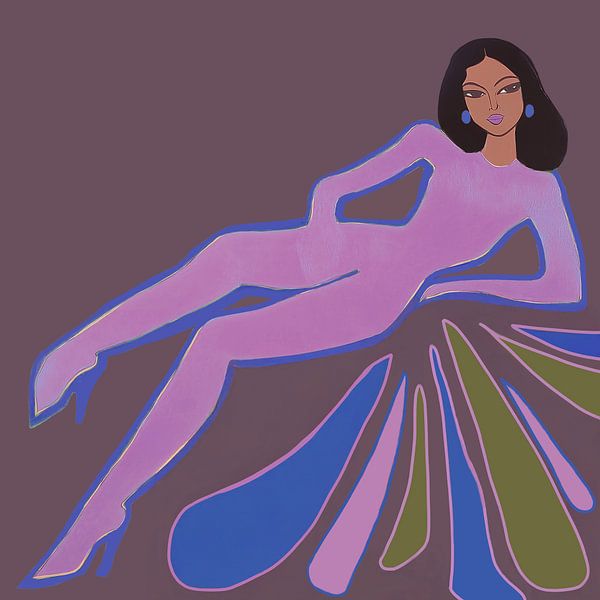 Amethyst und Asymmetrie von Bianca ter Riet