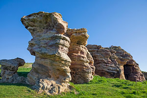 Höhlen von Caiplie, Fife, Schottland, Vereinigtes Königreich