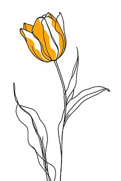 Tulp, met subtiele kleur... van Ans Bastiaanssen