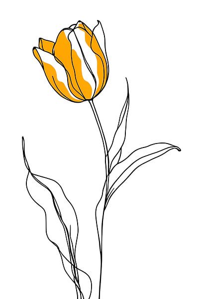 Tulpe, mit dezenter Farbe... von Ans Bastiaanssen