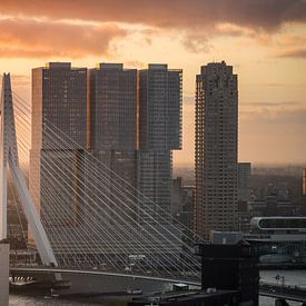 Zonsopgang Rotterdam van mirrorlessphotographer