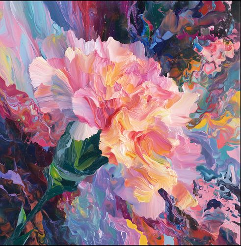 Pink Flower van Maria Kitano