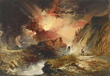 Thomas Moran, Macbeth und die Hexen (möglicherweise Highland Fantasy), 1858 - 1859 von Atelier Liesjes