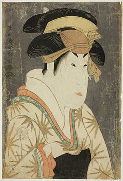 Toshusai Sharak - De acteur Ichikawa Omezo als de knecht Ippei van Peter Balan
