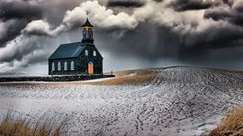 Hvalsneskirkja, Islande sur Dennis Wardenburg