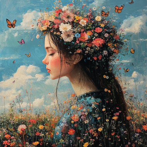 Bloemen Vrouw