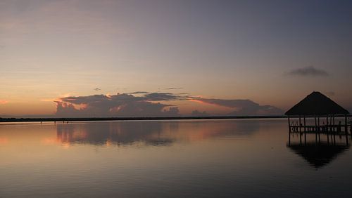 Sunrise, Lacuna de Bacalar, Quintana Roo, Mexico