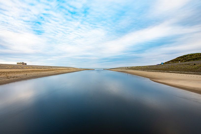 catwalk drainage by the sea by Gerard De Mooij