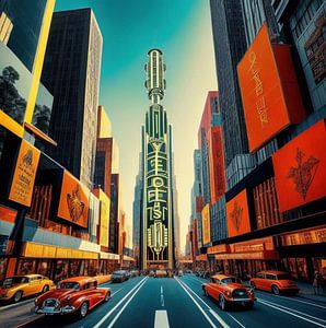 Times Square van Gert-Jan Siesling