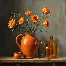 Still life with flowers by The Nudes Gallery