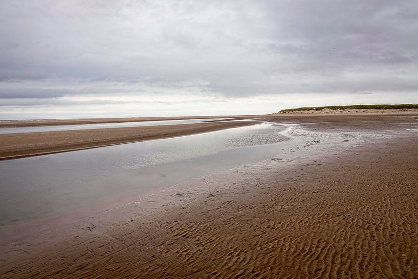 Strand in der Nähe des Naturparks De Slufter auf Texel von Rob Boon