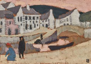 Roger de La Fresnaye - Der Kanal, Landschaft in der Bretagne (1909)