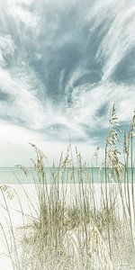 Himmlische Stille am Strand | Vintage Panorama