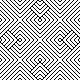Cut-outs | Overlap | 4x4 | N=05 | L=1:3 | V=07 by Gerhard Haberern