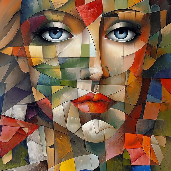 Cubist portrait by Black Coffee