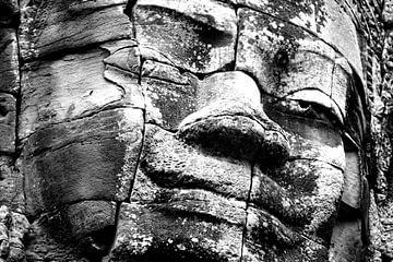 Mysterious Bayon: The soul of Angkor in monochrome by Frank Photos