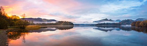 Zonsopkomst bij Derwentwater, Lake district