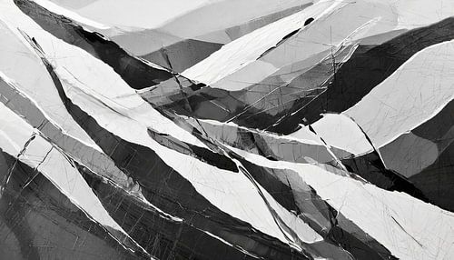 Schilderen met zwart en wit