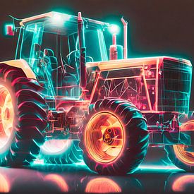 Tractor with inner life by Mustafa Kurnaz