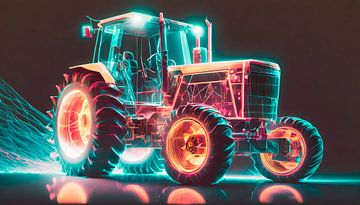 Traktor mit Innenleben von Mustafa Kurnaz