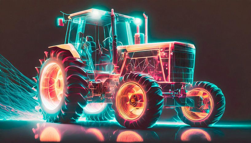 Tractor with inner life by Mustafa Kurnaz