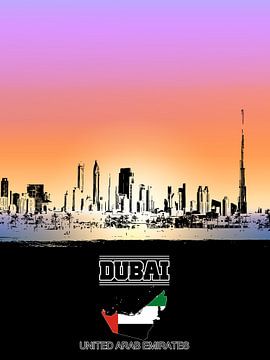 Dubai van Printed Artings