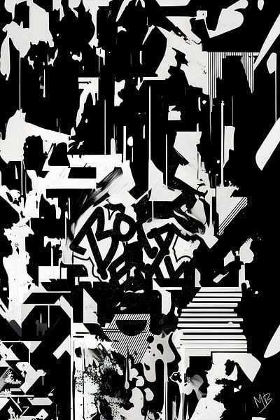 Black&amp;White Digital Dirt 001 par Marc Brinkerink