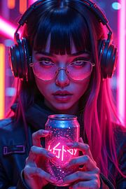 NEON GODDESS - The Cyberpunk Icon of Generation Z by INFERAURUM