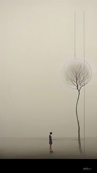lonely and alone by Gelissen Artworks