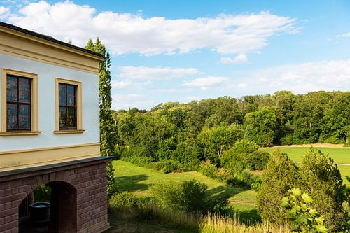 Romeins huis - Weimar, park aan de rivier de Ilm van Mixed media vector arts