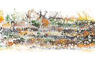 Fluss im Herbst. von Ilse Smit Miniaturansicht