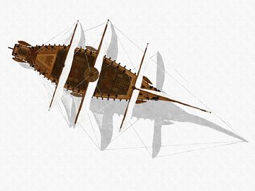 Sailing ship by Richard Laschon