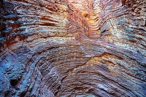 De kleurrijke lagen van Quebrada de las Conchas