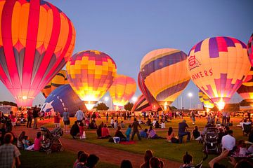 Ballonfestival in Yuma, Arizona van Peter Schickert