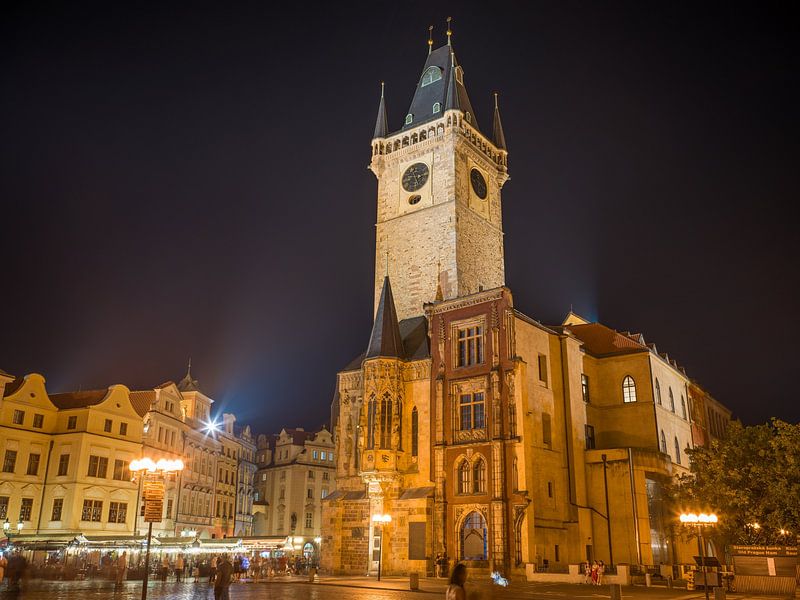 Prague - Old Town Hall by night by t.ART