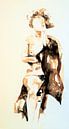 Sitzende weibliche Nacktheit von Ineke de Rijk Miniaturansicht