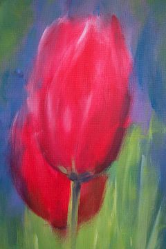 Red tulips 1 by Karen Kaspar